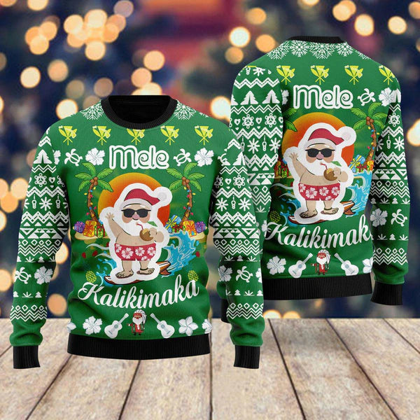 Santa Funny Ugly Christmas Sweater For Men & Women Christmas Gift Sweater US1990 - WeCustomit