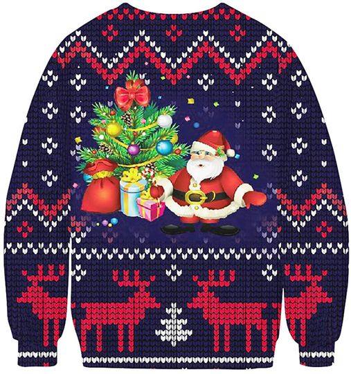 Funny Santa Ugly Christmas Sweater For Men & Women Christmas Gift Sweater PT1459 - WeCustomit