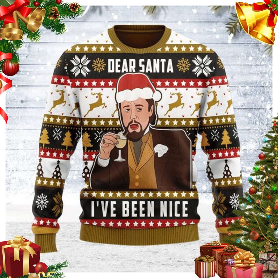 Dear Santa, I've Been Nice Ugly Christmas Sweater For Men & Women Christmas Gift Sweater PT1014 - WeCustomit