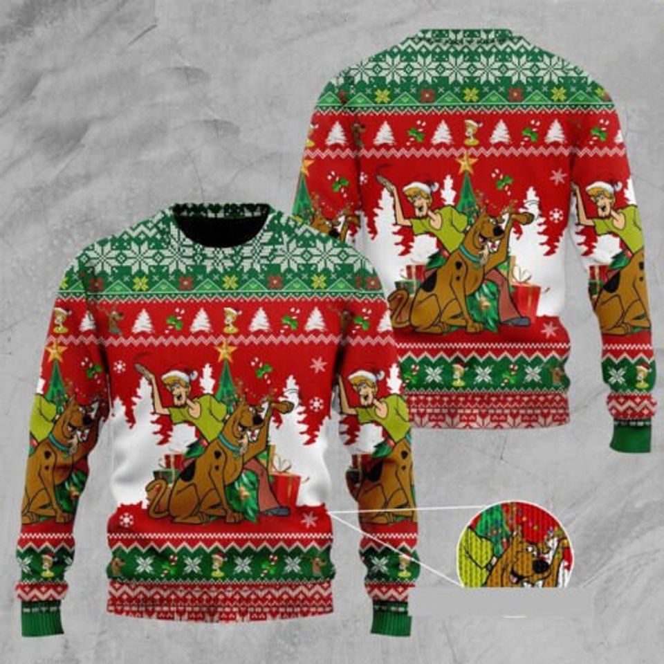 Sc.ooby Doo Ugly Christmas Sweater For Men & Women Christmas Gift Sweater PT1023 - WeCustomit