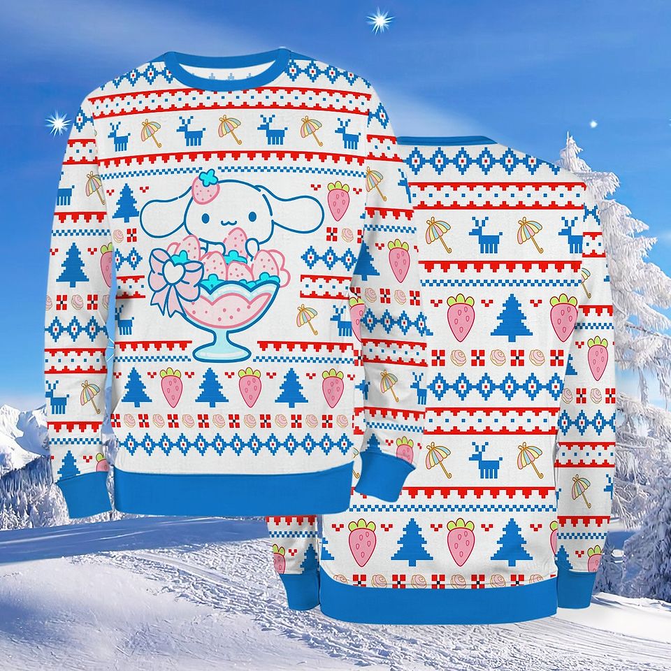 Characters Cartoon Ugly Christmas Sweater For Men & Women Christmas Gift Sweater PT1033 - WeCustomit