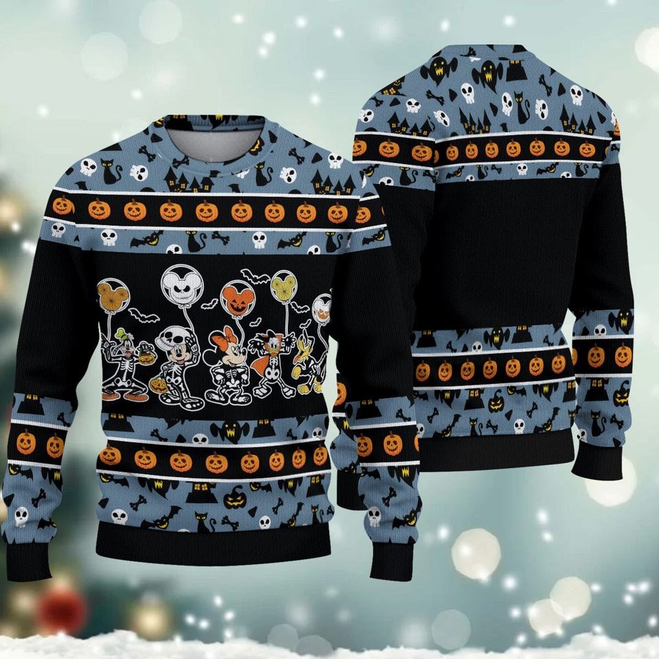 Horror Ugly Christmas Sweater For Men & Women Christmas Gift Sweater BH674 - WeCustomit