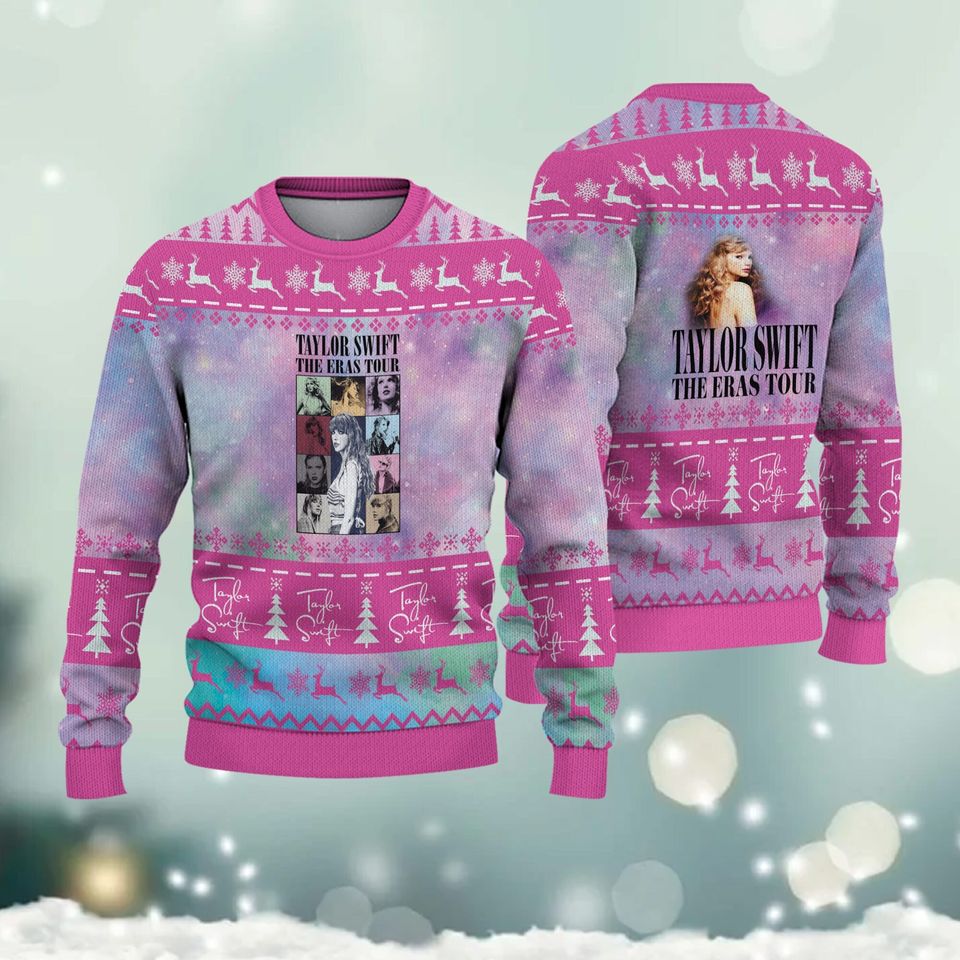 Th.e Er.as Tour Ugly Christmas Sweater For Men & Women Christmas Gift Sweater BH695 - WeCustomit