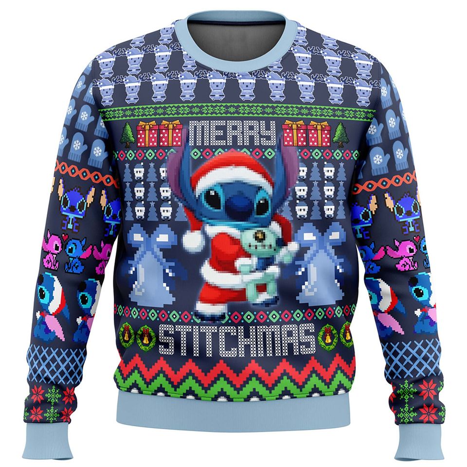 Funny Alien Dog Ugly Christmas Sweater For Men & Women Christmas Gift Sweater BH707 - WeCustomit