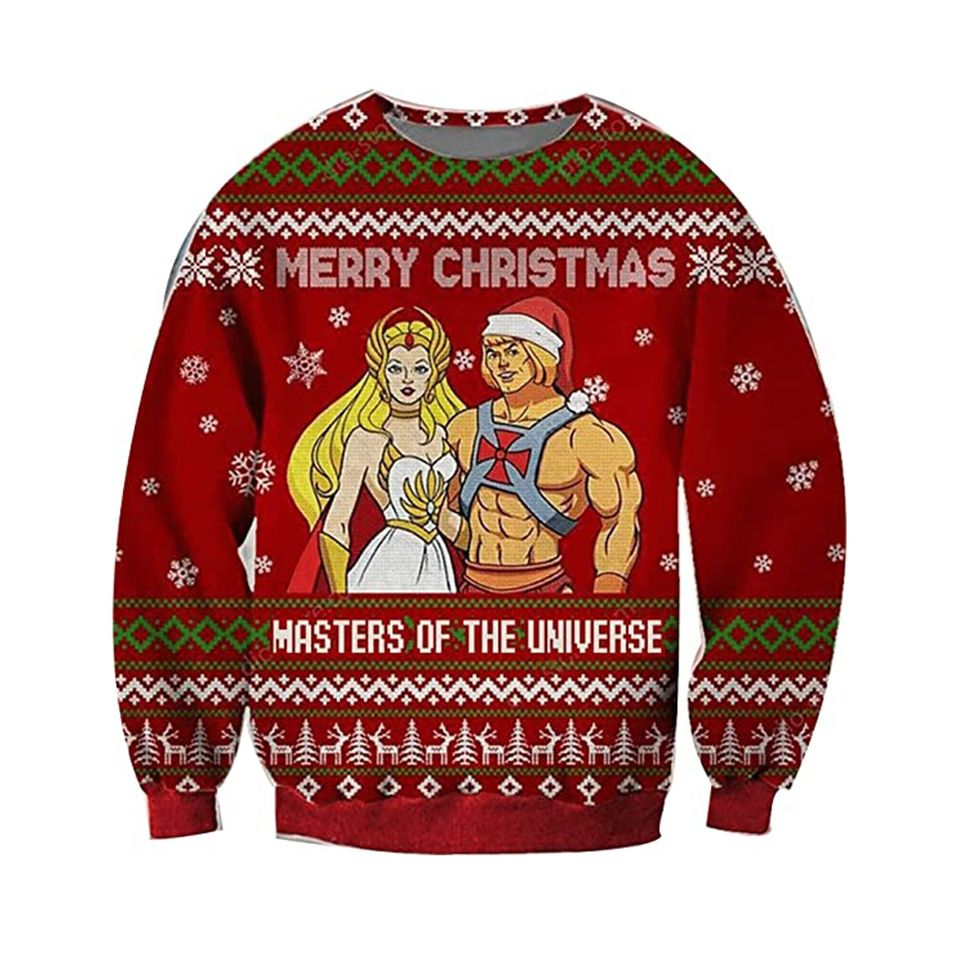 Merry Christmas Master Of The Universe Ugly Christmas Sweater For Men & Women Christmas Gift Sweater PT1114 - WeCustomit