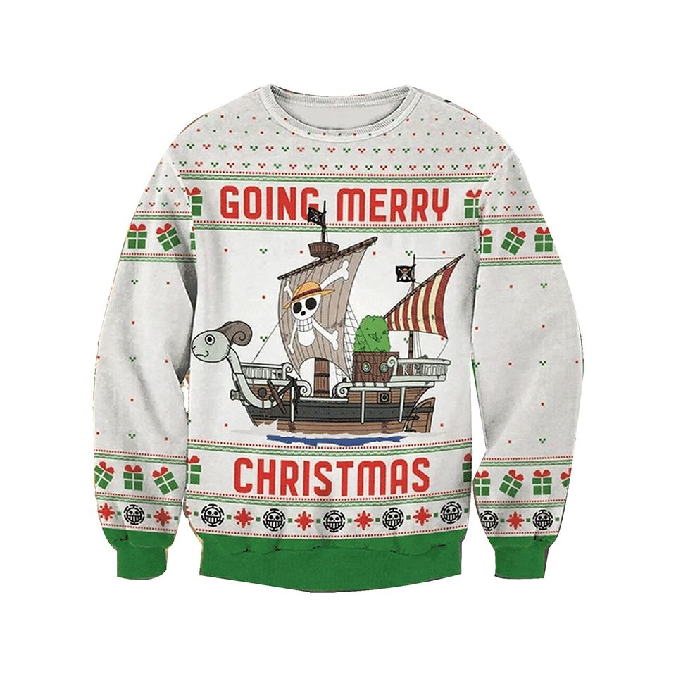Going Merry Christmas Ugly Christmas Sweater For Men & Women Christmas Gift Sweater PT1117 - WeCustomit