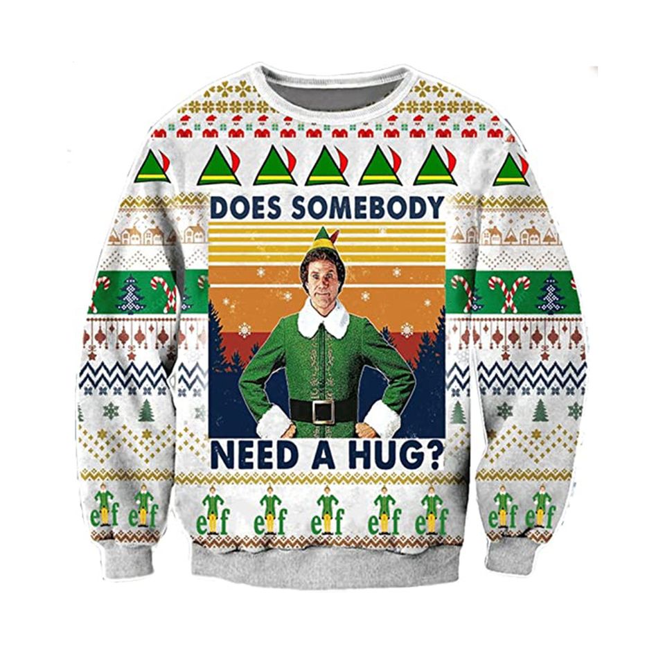 Does Somebody Need A Hug Ugly Christmas Sweater For Men & Women Christmas Gift Sweater PT1120 - WeCustomit