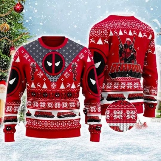 Hero Movie Ugly Christmas Sweater For Men & Women Christmas Gift Sweater PT1125 - WeCustomit
