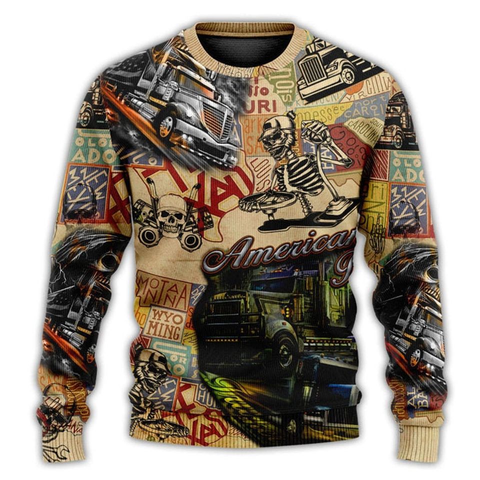 Christmas Retro Dear Santa Heres Your Truck Ugly Christmas Sweater For Men & Women Christmas Gift Sweater PT1155 - WeCustomit