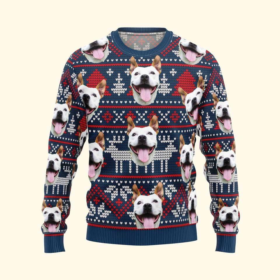 Dog Ugly Christmas Sweater For Men & Women Christmas Gift Sweater PT1161 - WeCustomit