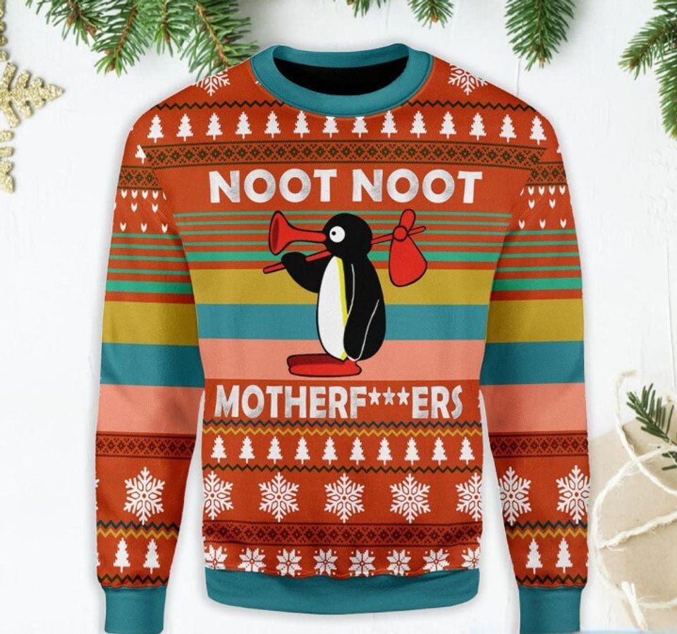 Noot Noot Ugly Christmas Sweater For Men & Women Christmas Gift Sweater PT1171 - WeCustomit