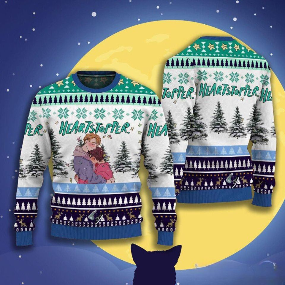 Heartstopper Ugly Christmas Sweater For Men & Women Christmas Gift Sweater PT1174 - WeCustomit
