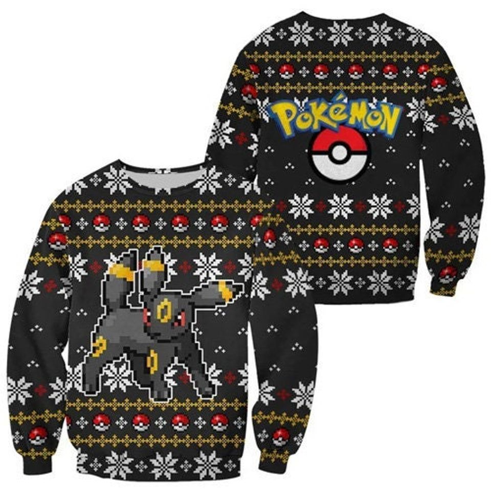 Pikachuu Pokemonn Ugly Christmas Sweater For Men & Women Christmas Gift Sweater BH736 - WeCustomit