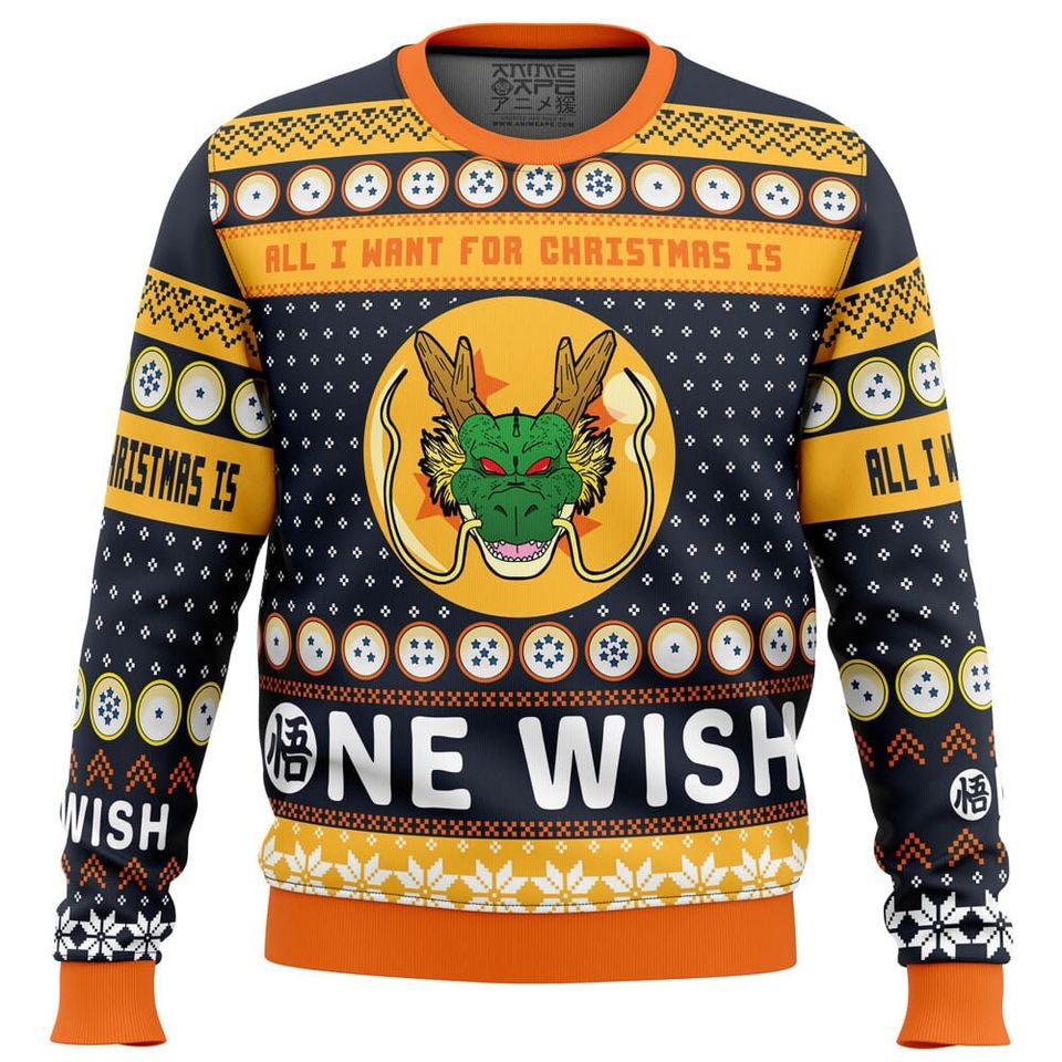 Dragon Ball Z Ugly Christmas Sweater For Men & Women Christmas Gift Sweater BH749 - WeCustomit