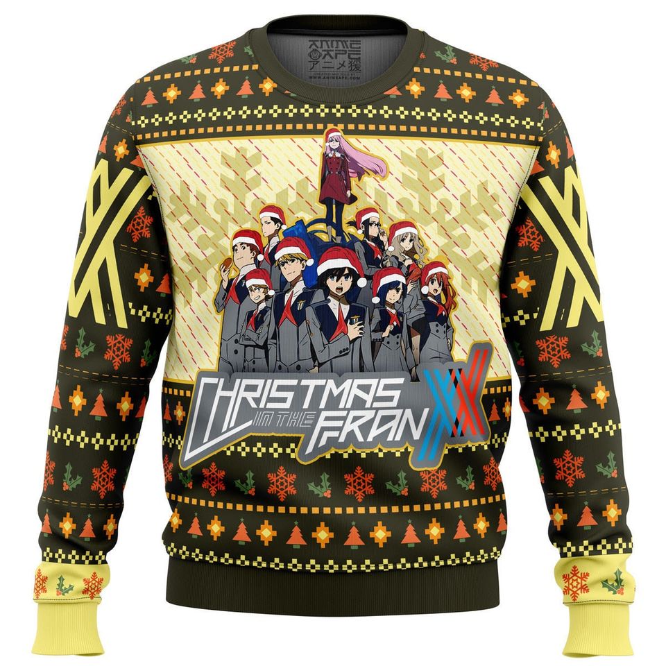 Darling in the Darling in the Franx Ugly Christmas Sweater For Men & Women Christmas Gift Sweater BH754 - WeCustomit