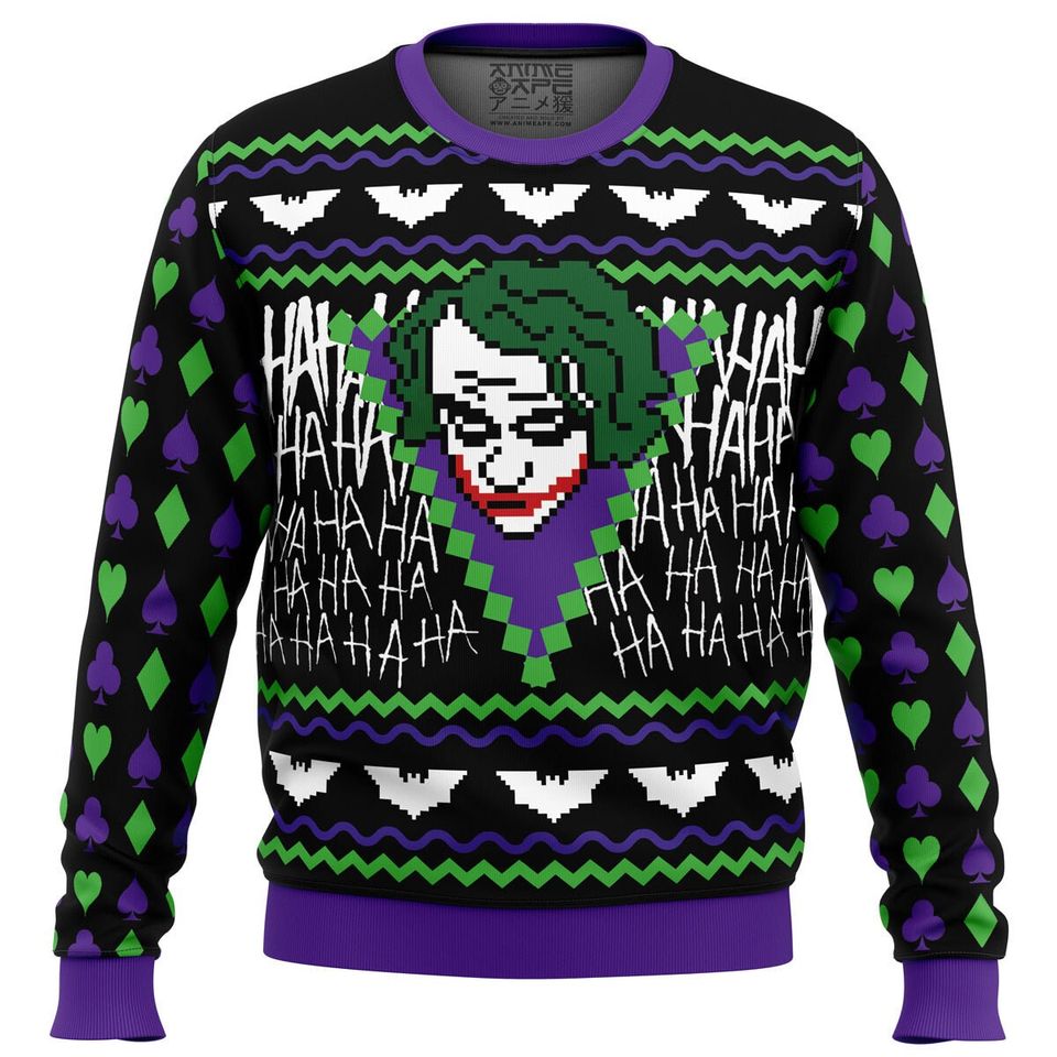 The Joker Ugly Christmas Sweater For Men & Women Christmas Gift Sweater BH760 - WeCustomit