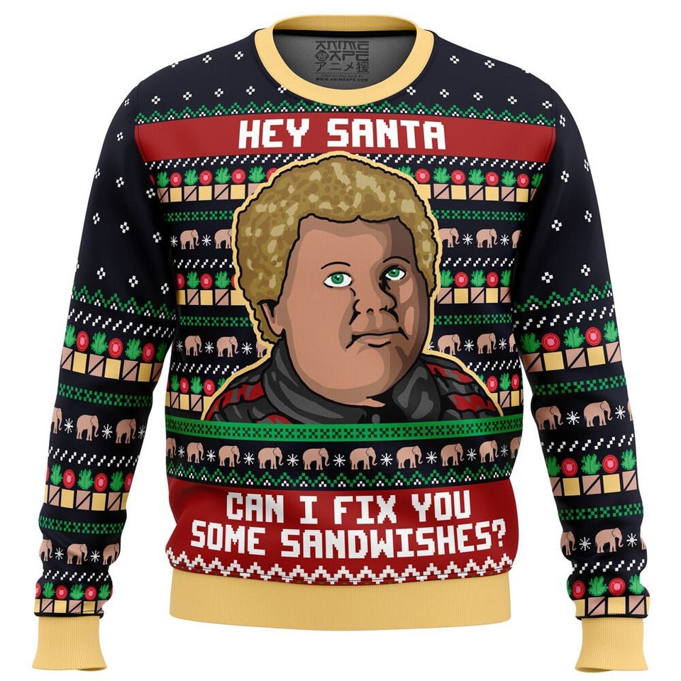 Sandwiches for Santa Bad Santa Ugly Christmas Sweater For Men & Women Christmas Gift Sweater BH770 - WeCustomit