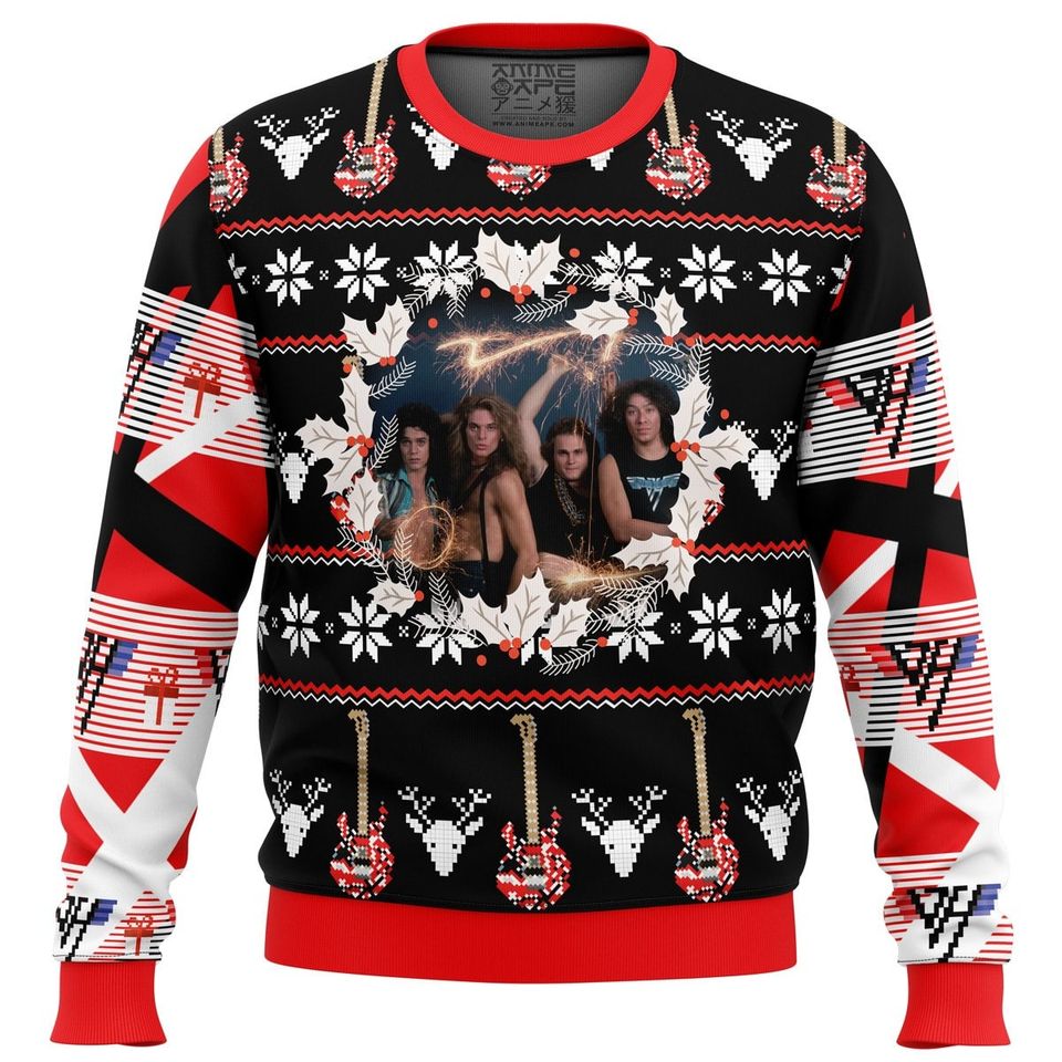 Ed.die v.an Ugly Christmas Sweater For Men & Women Christmas Gift Sweater BH772 - WeCustomit