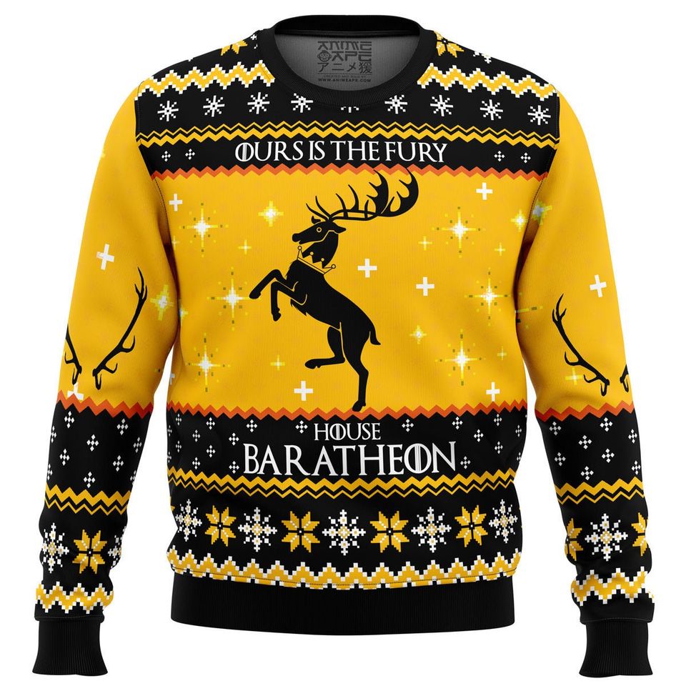Game of Thrones House Baratheon Ugly Christmas Sweater For Men & Women Christmas Gift Sweater BH785 - WeCustomit
