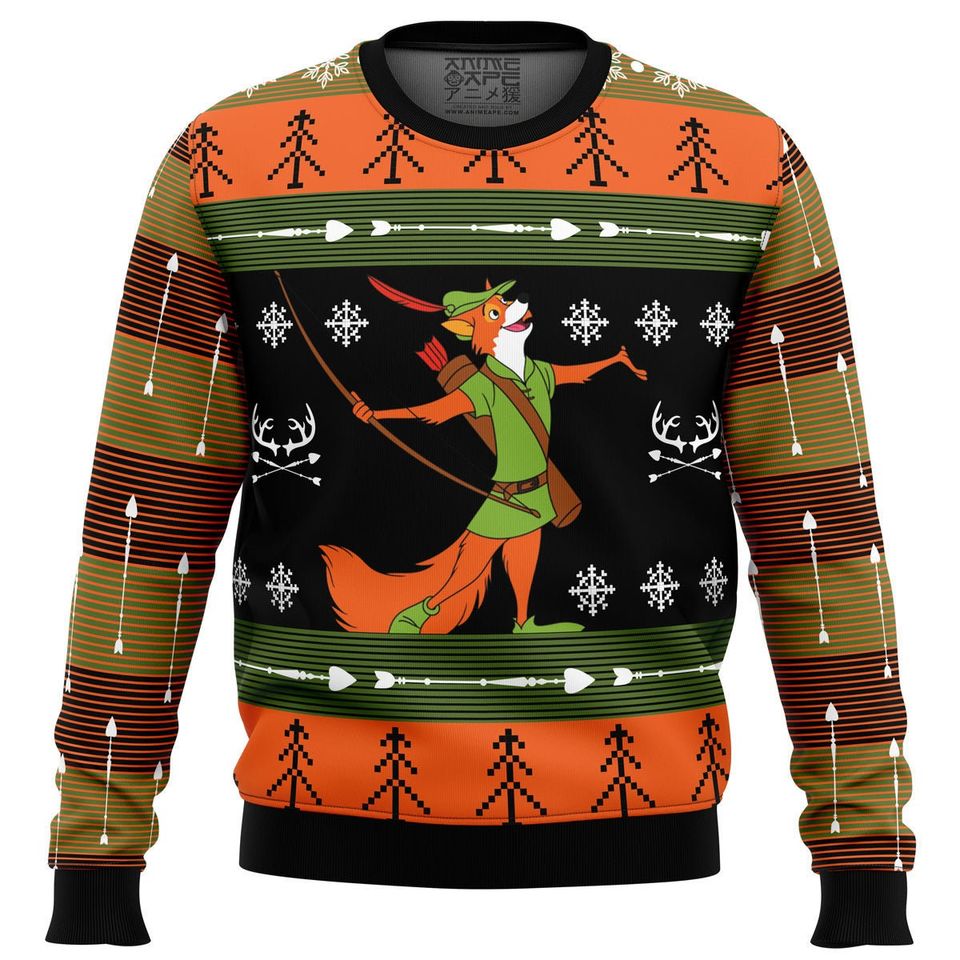 Robin Hood Ugly Christmas Sweater For Men & Women Christmas Gift Sweater BH790 - WeCustomit