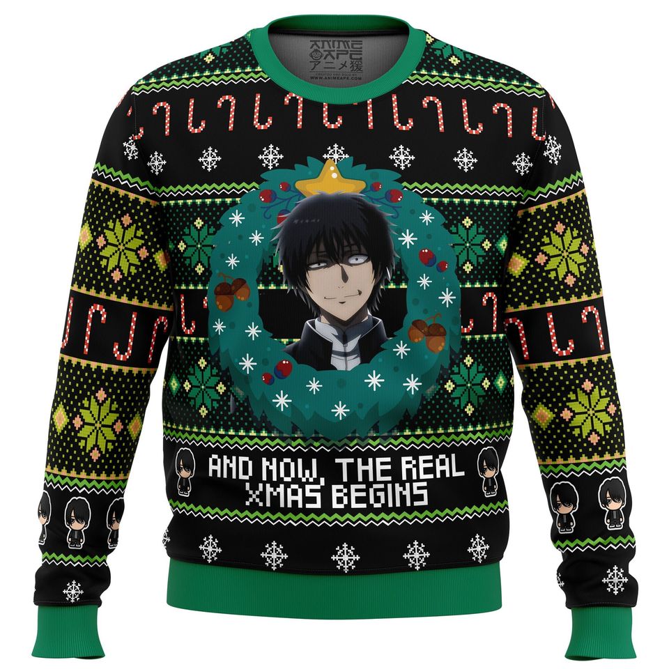 Yuuichi Katagiri Tomodachi Ugly Christmas Sweater For Men & Women Christmas Gift Sweater BH805 - WeCustomit