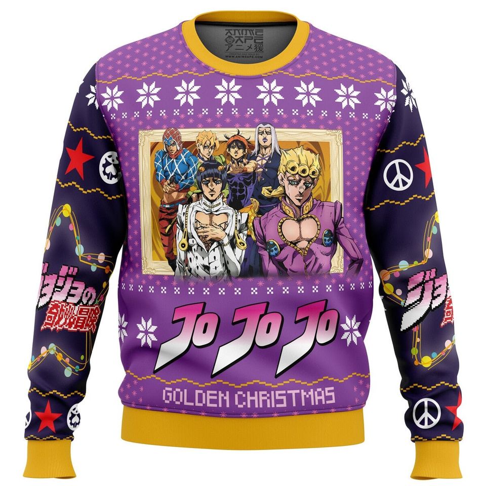 Golden Christmas Adventure Ugly Christmas Sweater For Men & Women Christmas Gift Sweater BH817 - WeCustomit