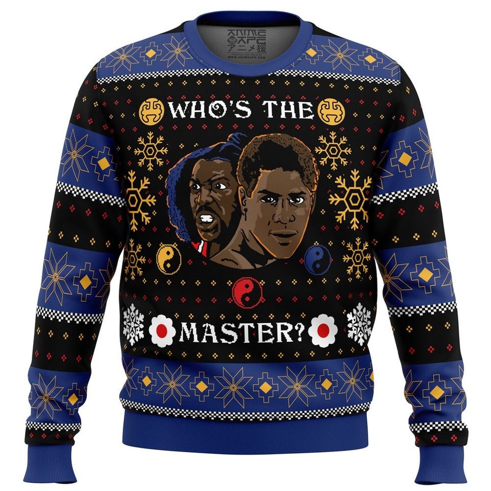 Cute Xmas Whose The Master Ugly Christmas Sweater For Men & Women Christmas Gift Sweater BH825 - WeCustomit