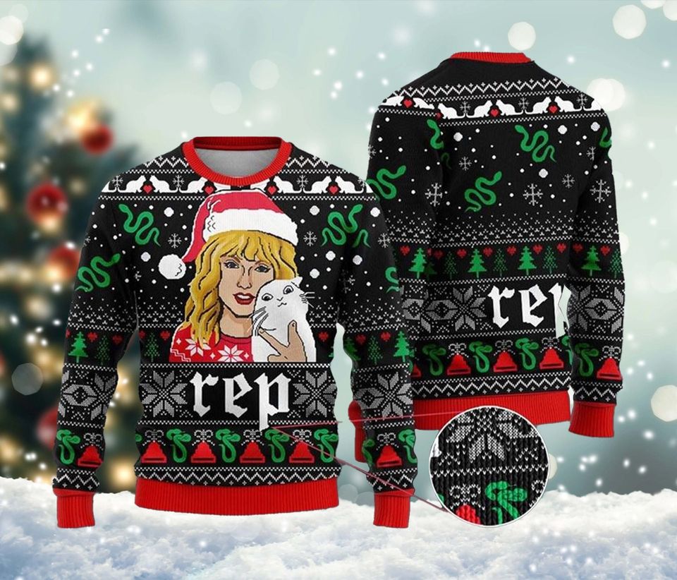 Tay-lor Ugly Christmas Sweater For Men & Women Christmas Gift Sweater BH841 - WeCustomit