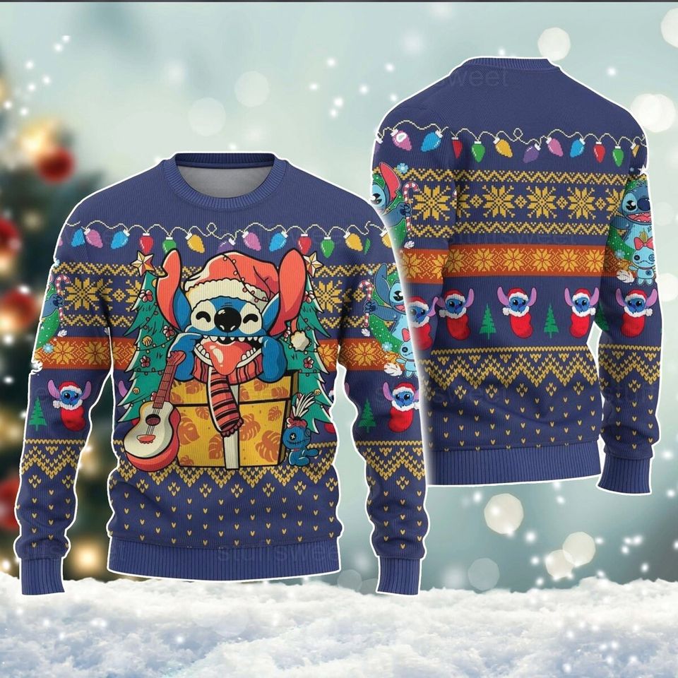 Merry Stitchmas Ugly Christmas Sweater For Men & Women Christmas Gift Sweater BH846 - WeCustomit