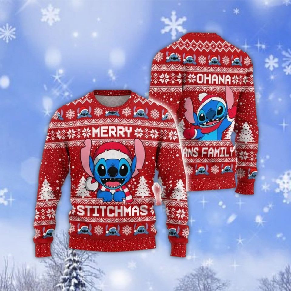 Means Family Stitch Ugly Christmas Sweater For Men & Women Christmas Gift Sweater BH849 - WeCustomit