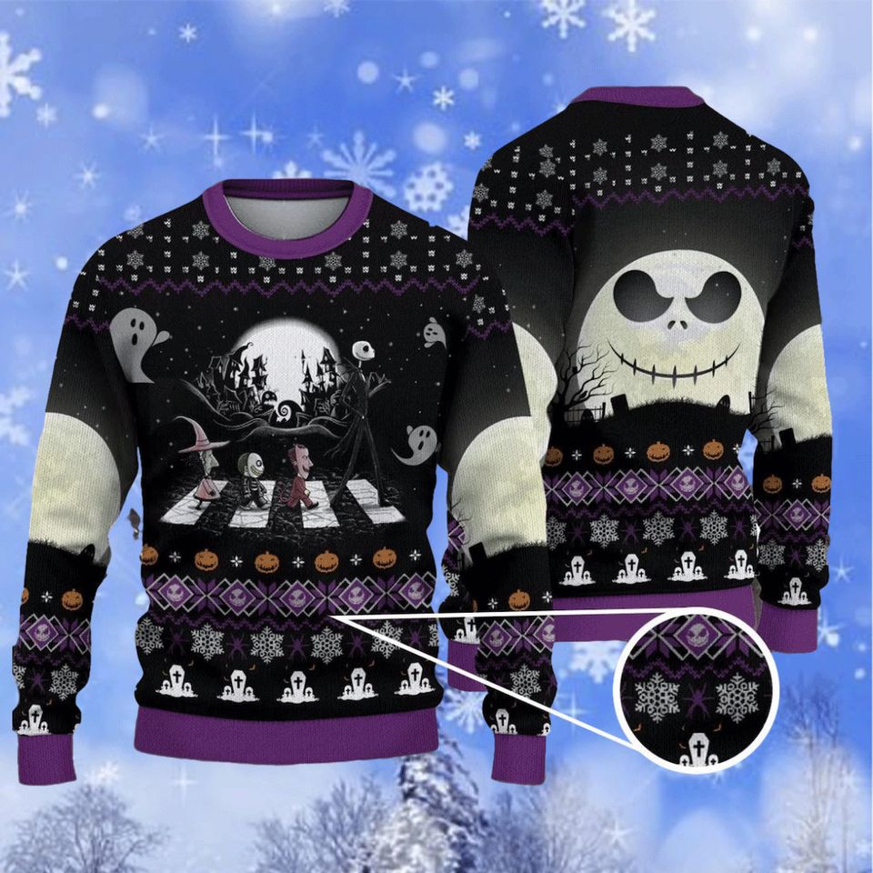 Nightmare Before Sweatshirt Ugly Christmas Sweater For Men & Women Christmas Gift Sweater BH850 - WeCustomit