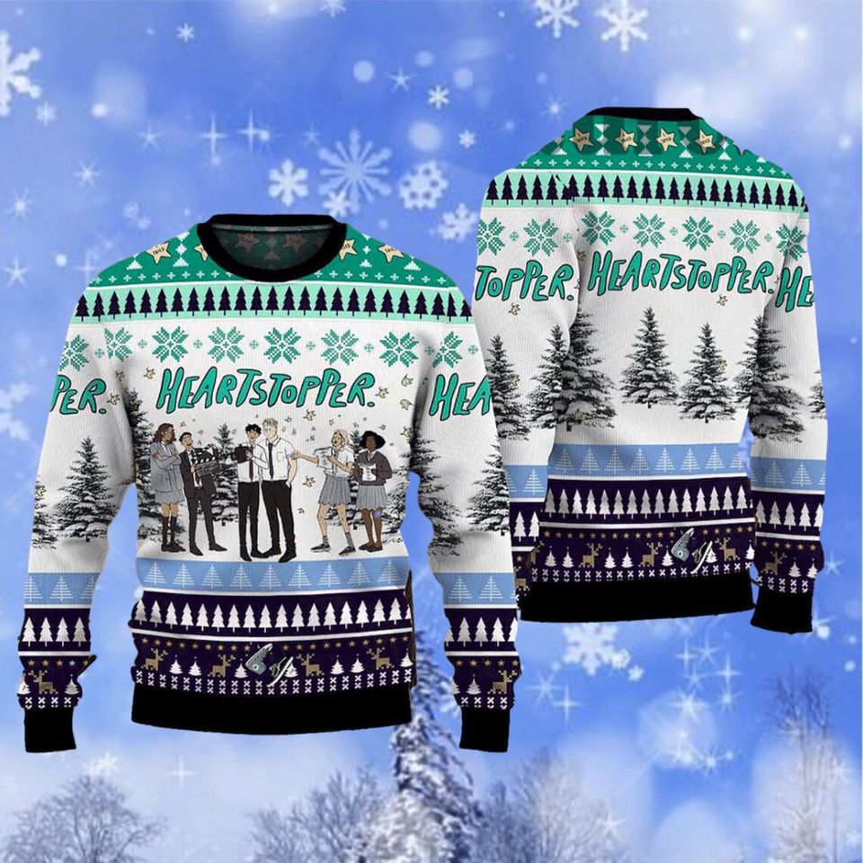 Heartstopper Ugly Christmas Sweater For Men & Women Christmas Gift Sweater BH856 - WeCustomit