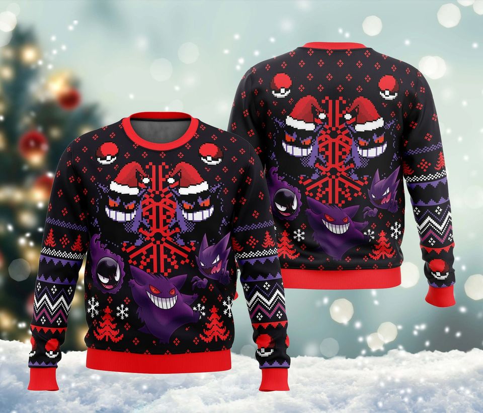 Anime Cartoon Ugly Christmas Sweater For Men & Women Christmas Gift Sweater BH865 - WeCustomit