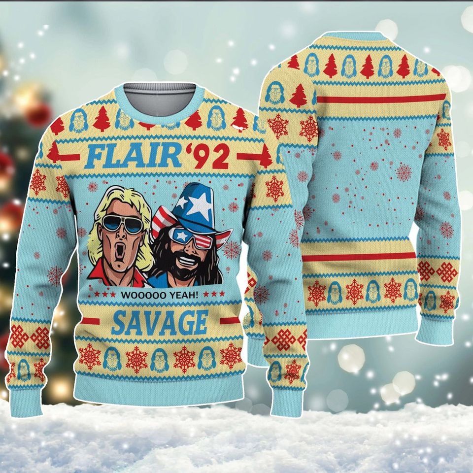 Flair 92 Savage Ugly Christmas Sweater For Men & Women Christmas Gift Sweater BH877 - WeCustomit