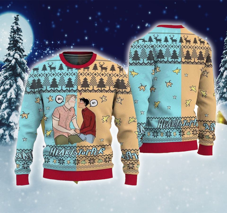 Heartstopper Ugly Christmas Sweater For Men & Women Christmas Gift Sweater PT1195 - WeCustomit