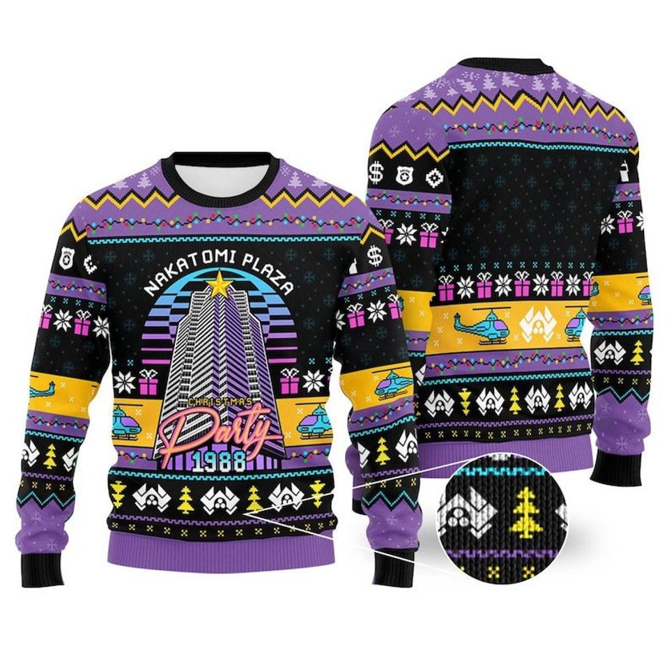 High-Rise Building 3D Ugly Christmas Sweater For Men & Women Christmas Gift Sweater PT1201 - WeCustomit