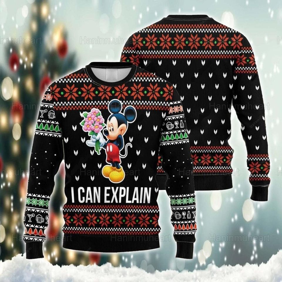 I Cant Explain 3D Ugly Christmas Sweater For Men & Women Christmas Gift Sweater PT1211 - WeCustomit