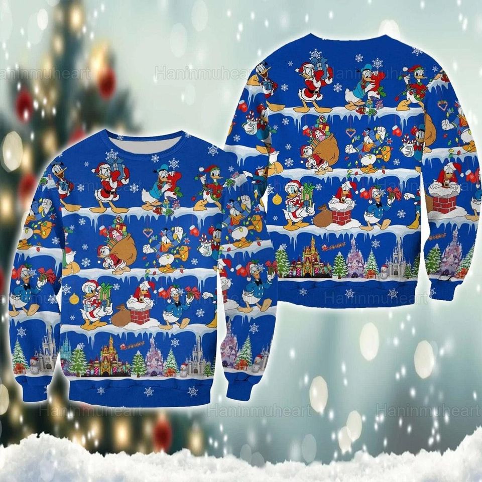 Duck Ugly Christmas Sweater For Men & Women Christmas Gift Sweater PT1214 - WeCustomit