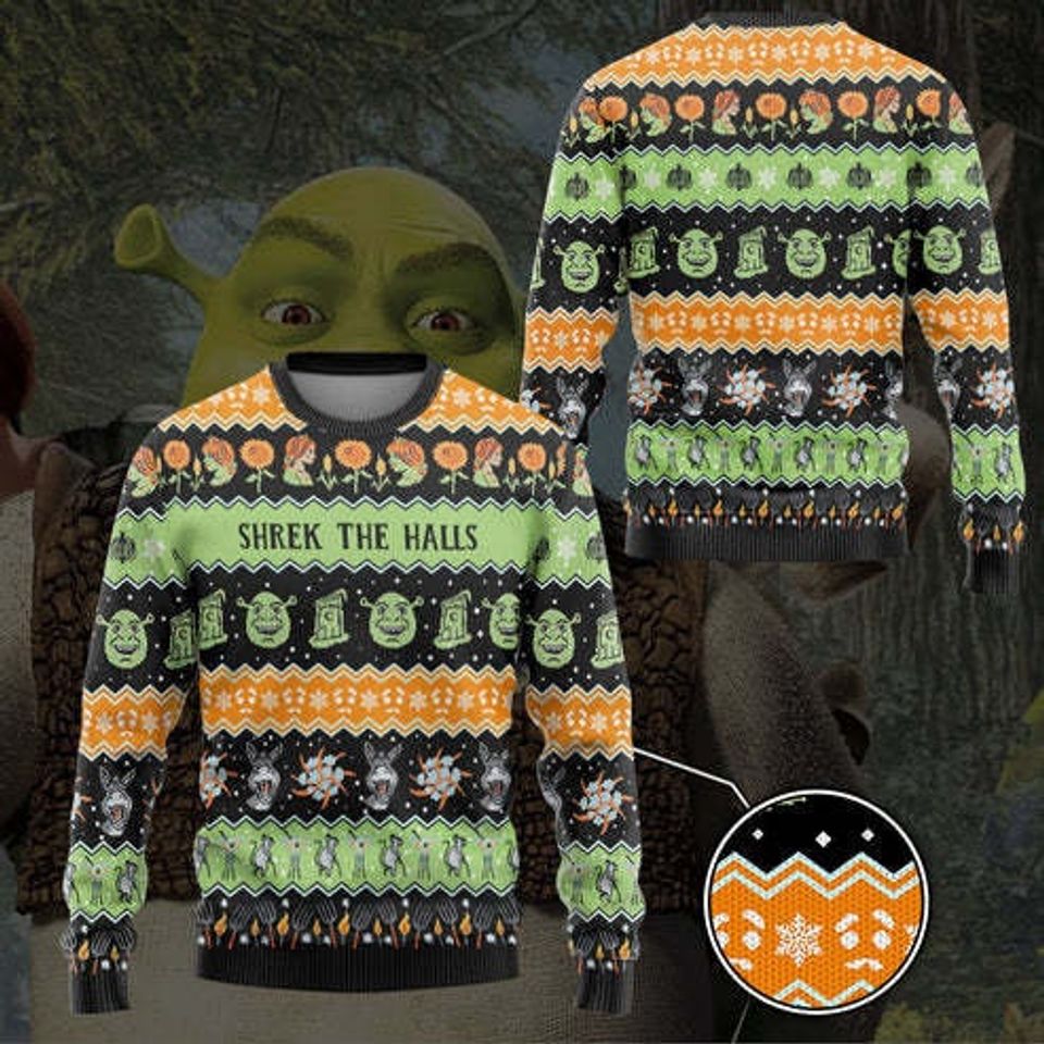 Green Monster 3D Ugly Christmas Sweater For Men & Women Christmas Gift Sweater PT1235 - WeCustomit