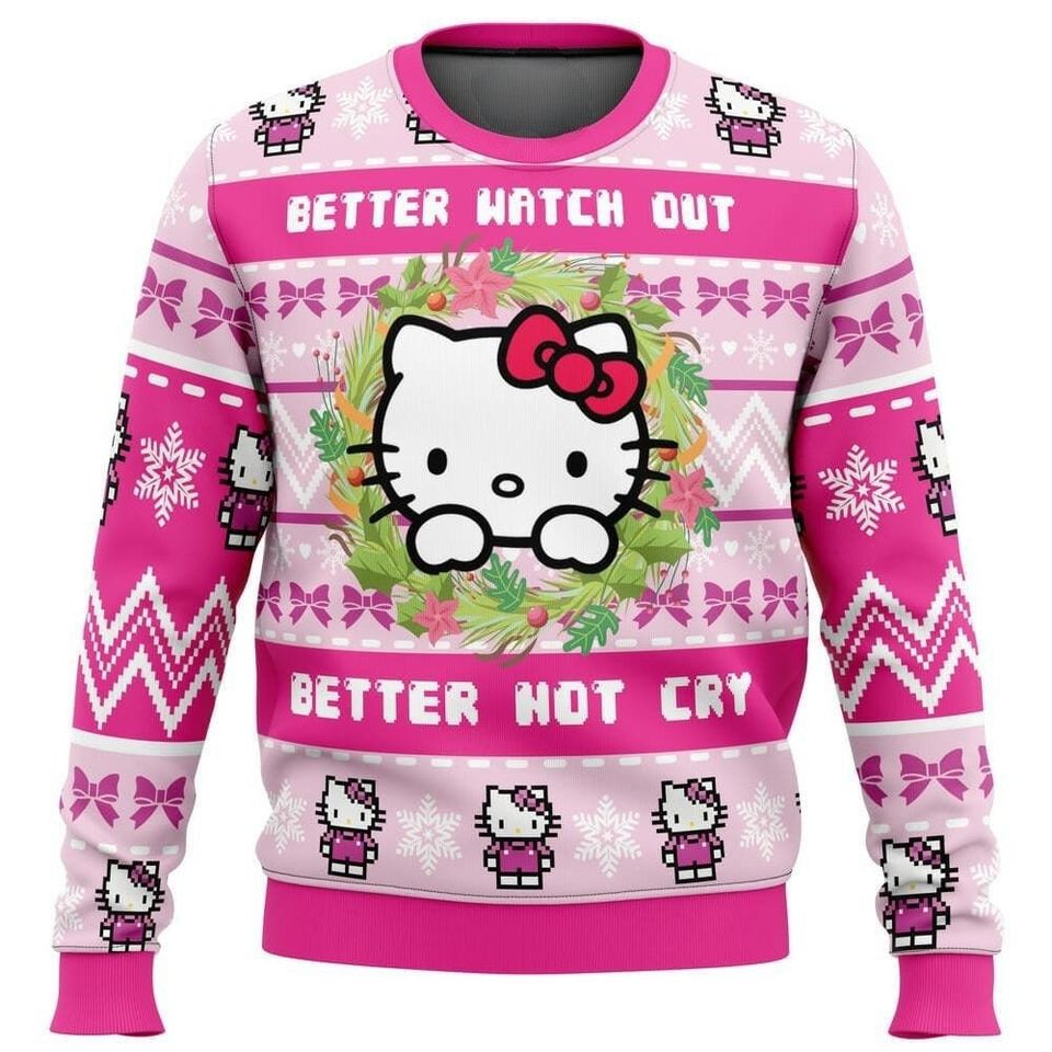 Better Watch Out Ugly Christmas Sweater For Men & Women Christmas Gift Sweater PT1237 - WeCustomit