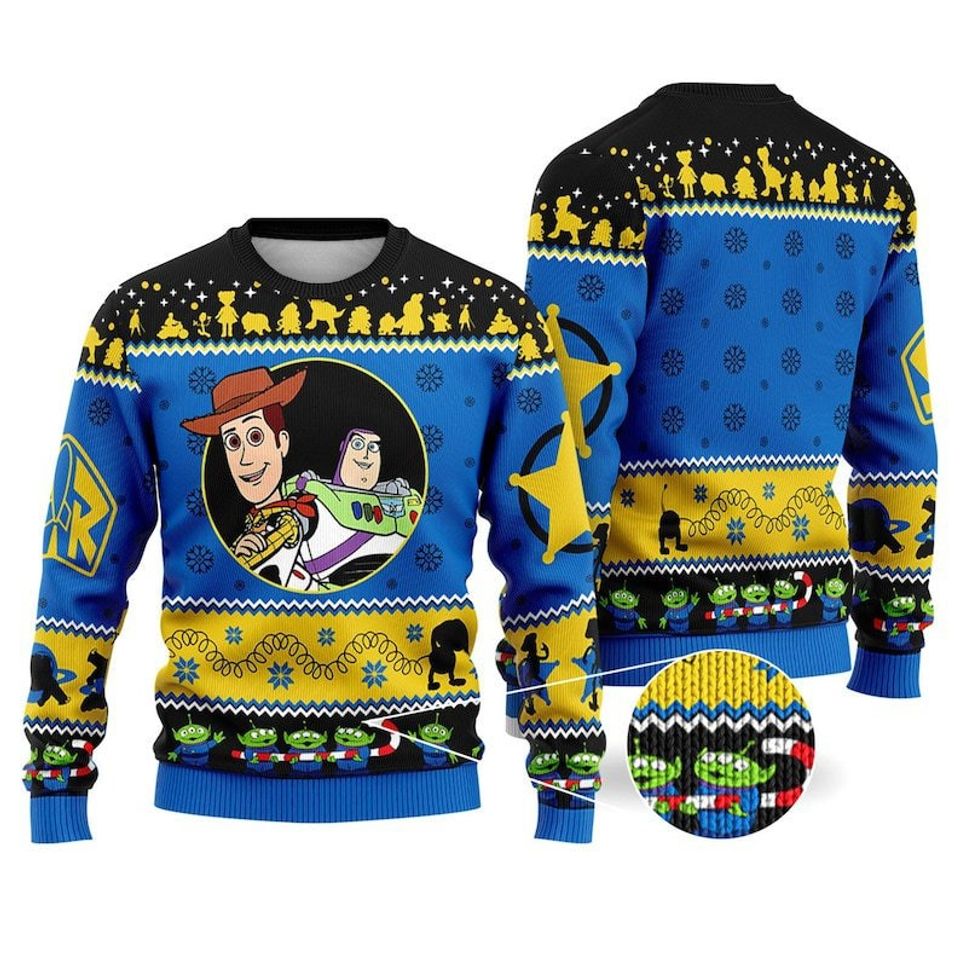 Toy Story Ugly Christmas Sweater For Men & Women Christmas Gift Sweater PT1253 - WeCustomit