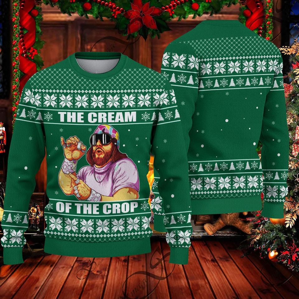 The Cream Of the Crop Ugly Christmas Sweater For Men & Women Christmas Gift Sweater PT1265 - WeCustomit