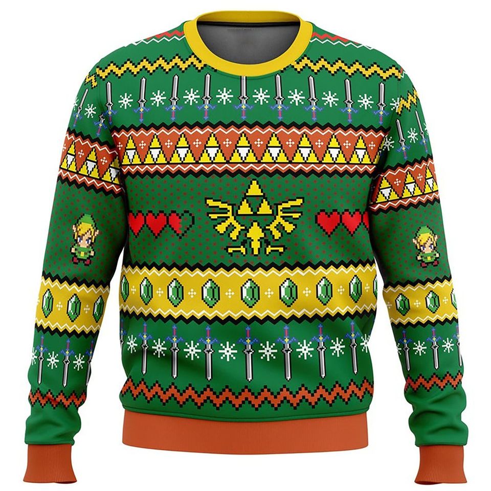 Legend Of Zelda Ugly Christmas Sweater For Men & Women Christmas Gift Sweater PT1267 - WeCustomit