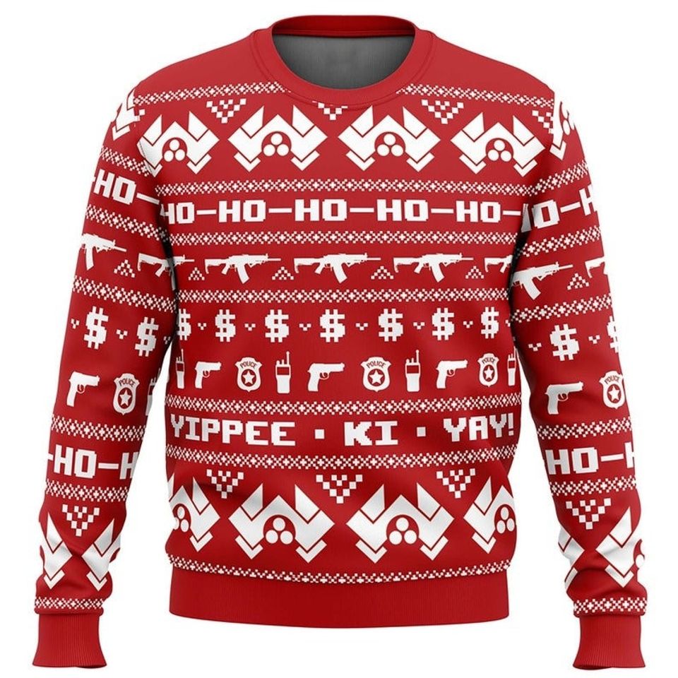 Winter Ho Ho Ho Ugly Christmas Sweater For Men & Women Christmas Gift Sweater PT1294 - WeCustomit