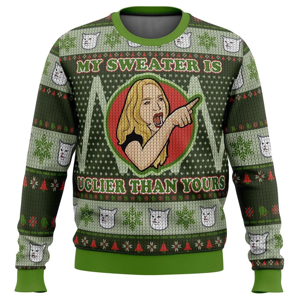 My Sweater Is Uglier Than Yours Ugly Christmas Sweater For Men & Women Christmas Gift Sweater BH908 - WeCustomit