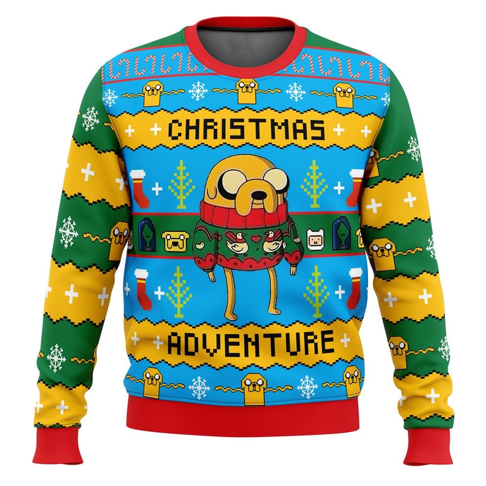 Adventure Time Ugly Christmas Sweater For Men & Women Christmas Gift Sweater BH924 - WeCustomit
