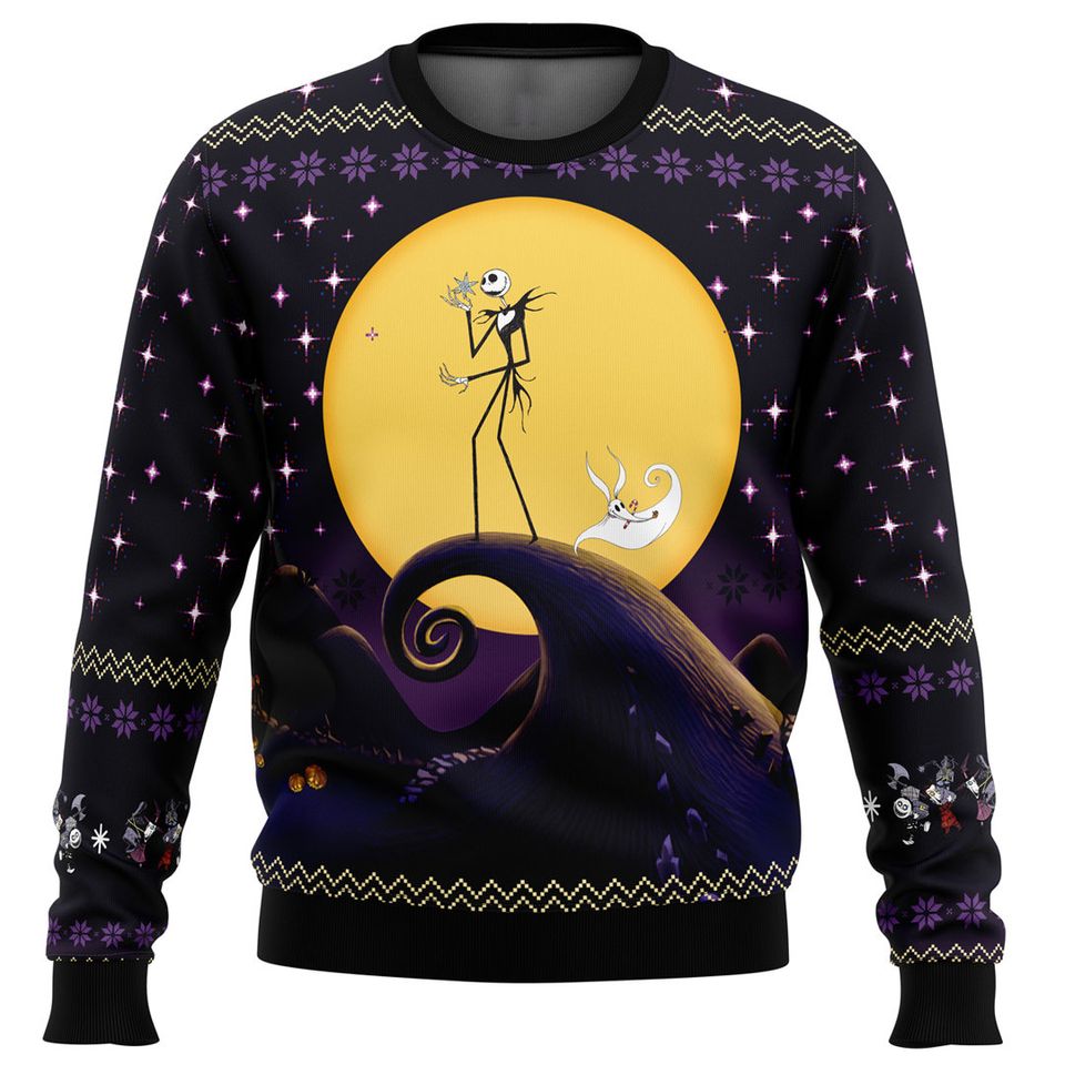The Nightmare Before Christmas Ugly Christmas Sweater For Men & Women Christmas Gift Sweater BH925 - WeCustomit
