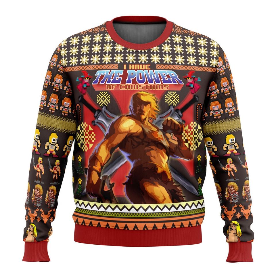 I Have the Power Ugly Christmas Sweater For Men & Women Christmas Gift Sweater BH928 - WeCustomit
