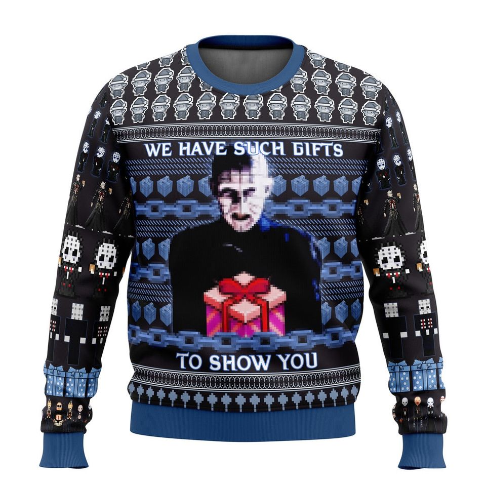 Horror Movie Characters Ugly Christmas Sweater For Men & Women Christmas Gift Sweater BH936 - WeCustomit