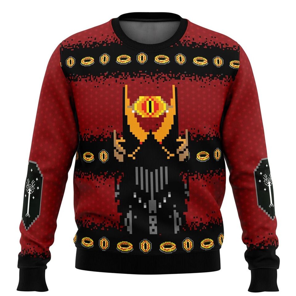 Vintage Lotr Movie Ugly Christmas Sweater For Men & Women Christmas Gift Sweater BH937 - WeCustomit